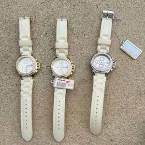 Freelook Cream and Gold Watches